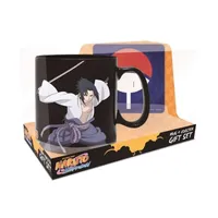 Abystyle Set Taza Termica & Portavasos Sasuke Uchiha Naruto By Masashi Kishimoto - Limited Edition