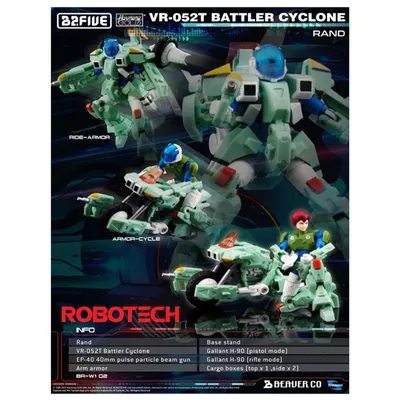 Toynami Model Kit Vr-052T Battler Cyclone Rand Robotech By Daniel Salazar - Limited Edition