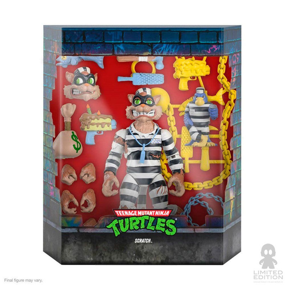 Super 7 Figura Articulada Scratch Las Tortugas Ninja By Nickelodeon - Limited Edition