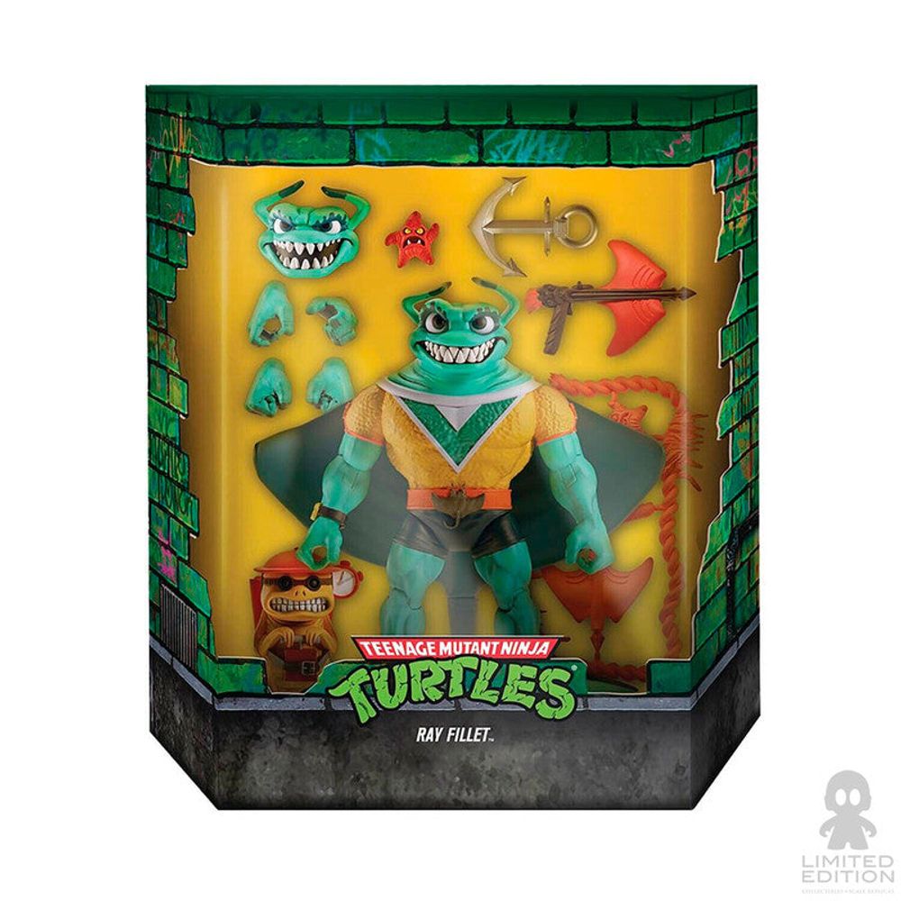 Super 7 Figura Articulada Sewer Super Mike Las Tortugas Ninja By Nickelodeon - Limited Edition