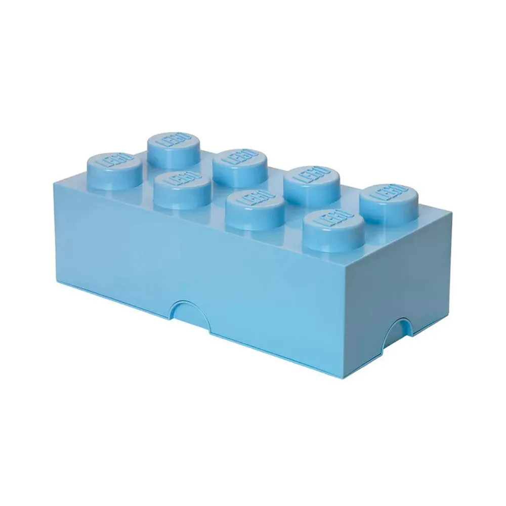Lego Caja Bloque Grande Azul Claro By Lego