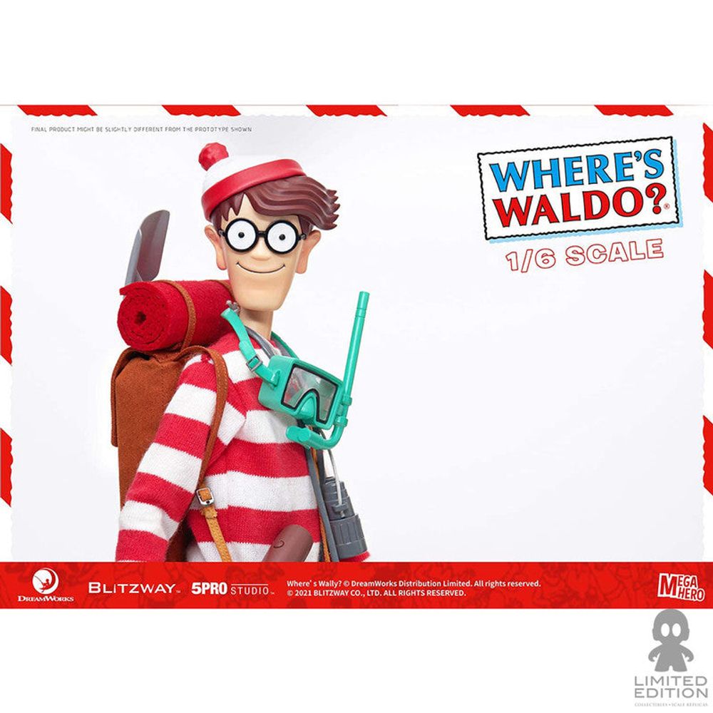 Blitzway Figura Articulada Waldo Escala 1:6 Where'S Waldo? - Limited Edition