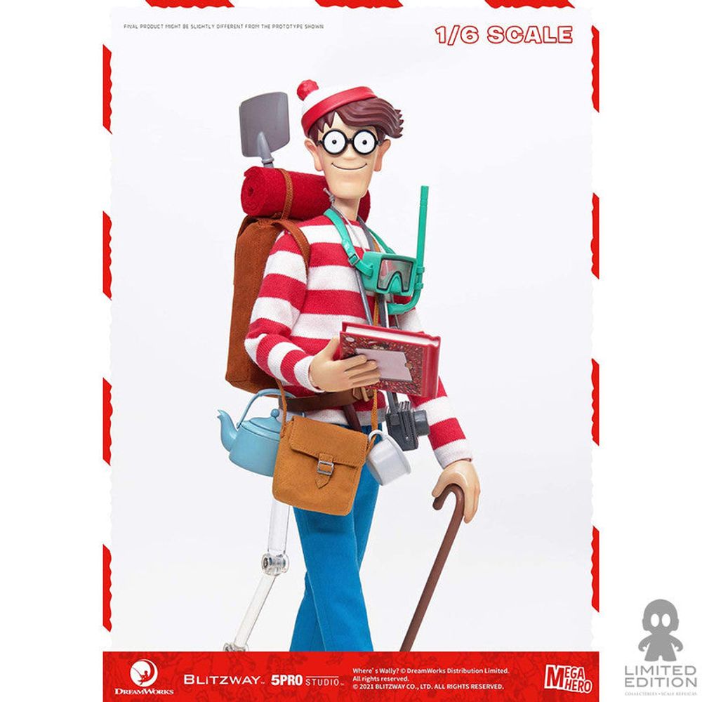 Blitzway Figura Articulada Waldo Escala 1:6 Where'S Waldo? - Limited Edition