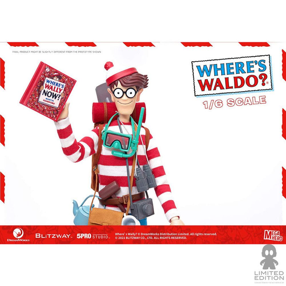 Blitzway Figura Articulada Waldo Escala 1:6 Where'S Waldo? - Limited Edition