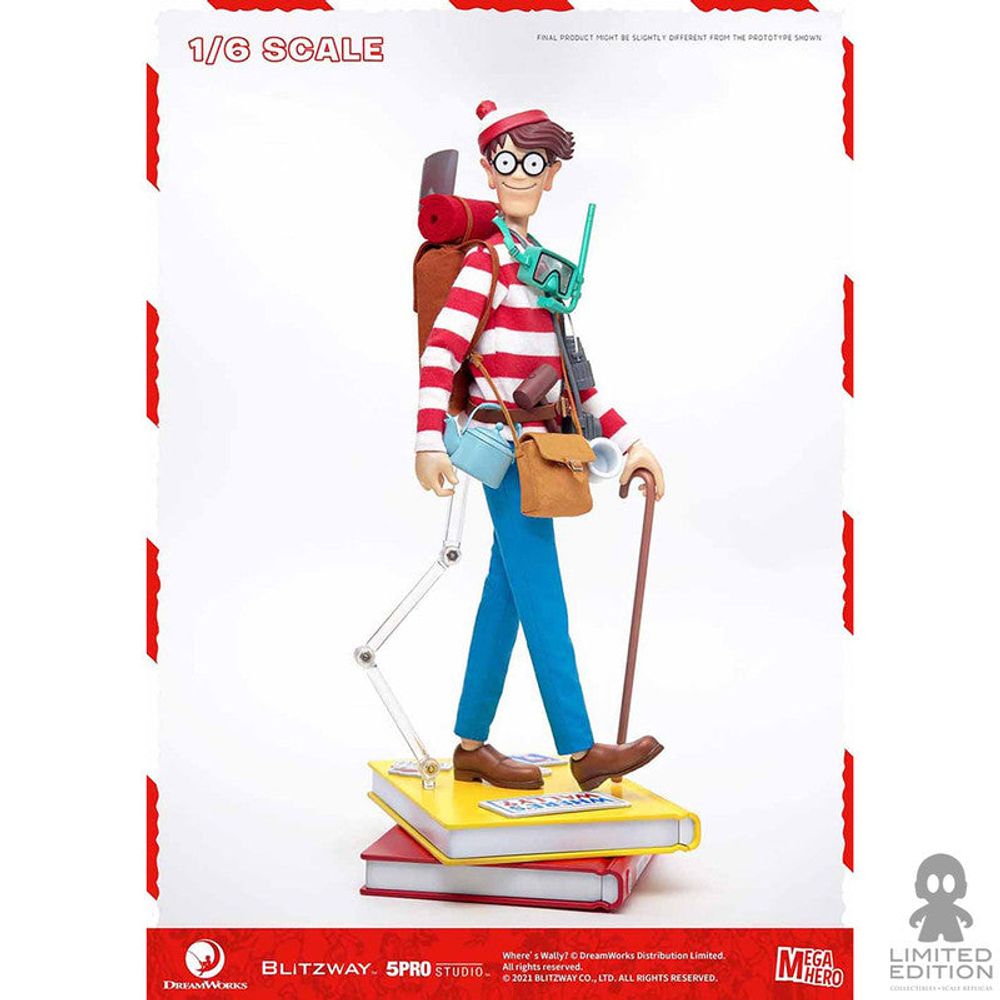 Blitzway Figura Articulada Waldo Escala 1:6 Where'S Waldo? - Limited Edition