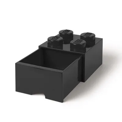 Lego Cajón Bloque Grande Negro By Lego