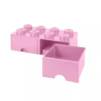 Lego Cajonera Doble Bloque Rosa By Lego