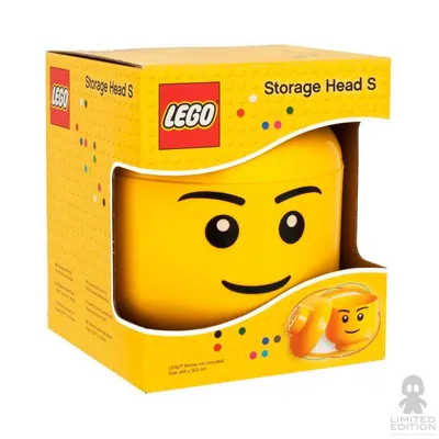 Lego Recipiente Cabeza Chica De Almacenaje Hombre Lego By Lego - Limited Edition