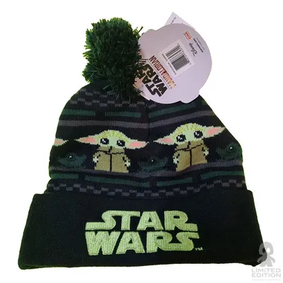 Limited Edition Gorro Negro Con Logo The Child The Mandalorian By Star Wars - Limited Edition