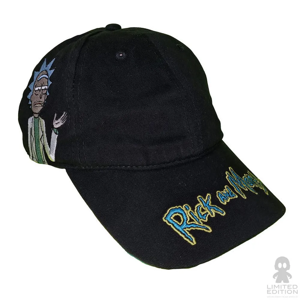 Limited Edition Gorra Negra Ajustable Rick Rick And Morty By Justin Roiland & Dan Harmon - Limited Edition