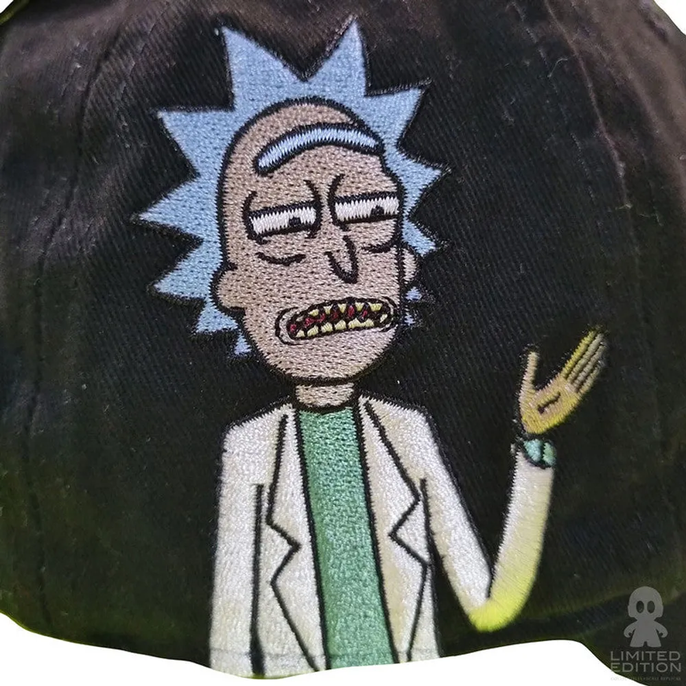 Limited Edition Gorra Negra Ajustable Rick Rick And Morty By Justin Roiland & Dan Harmon - Limited Edition