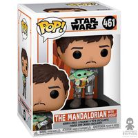 Funko Pop The Mandalorian With Grogu 461 The Mandalorian By Star Wars - Limited Edition