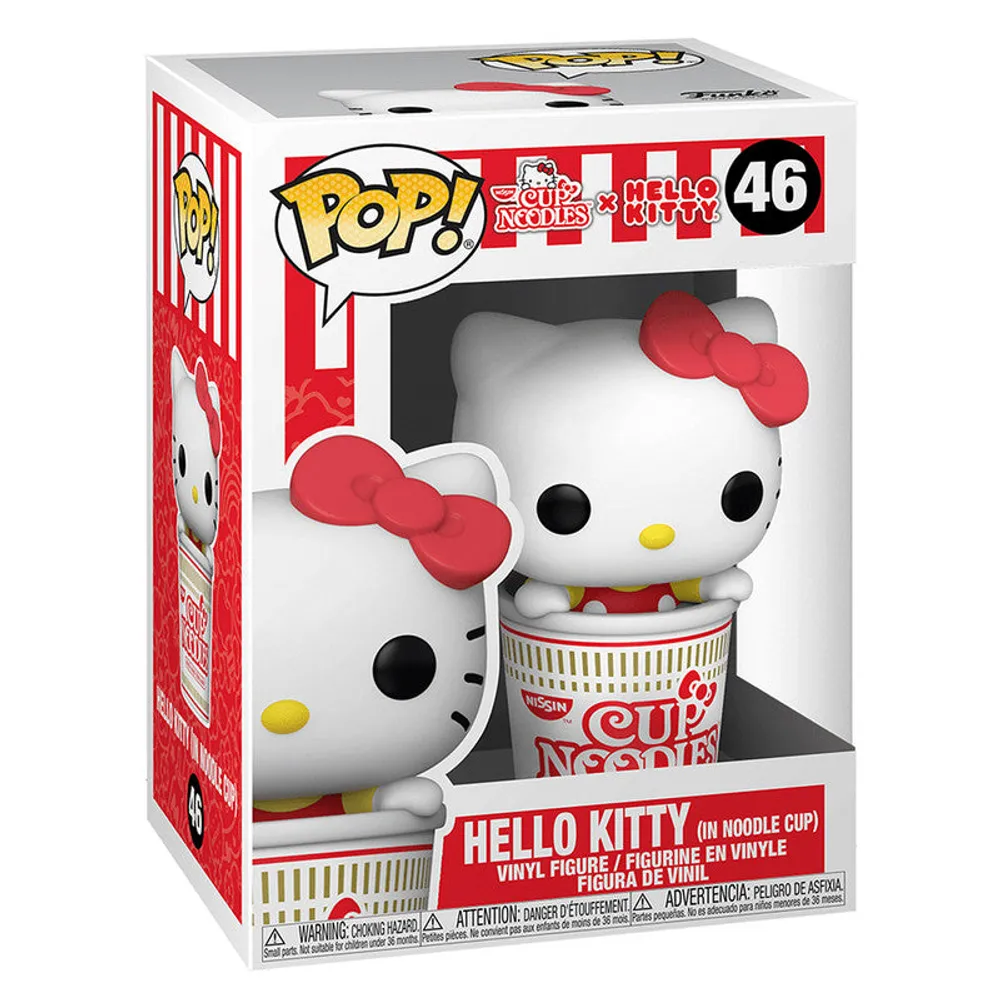 Funko Pop Hello Kitty In Noodle Cup 46 Hello Kitty By Sanrio - Limited Edition