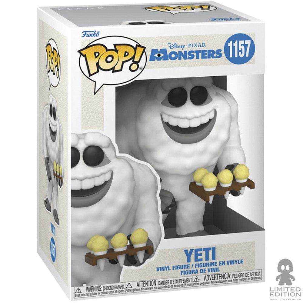 Funko Pop Yeti 1157 Monsters, Inc. By Disney - Limited Edition