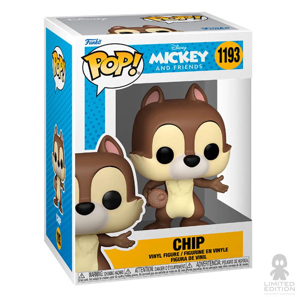 Preventa Funko Pop Chip 1193 Mickey Mouse And Friends By Disney - Limited Edition