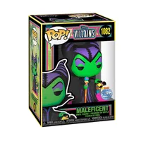 Funko Pop Maleficent 1082 Blacklight Villains By Disney - Limited Edition