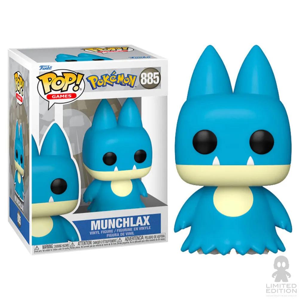 Preventa Funko Pop Munchlax 885 Pokémon By Nintendo - Limited Edition