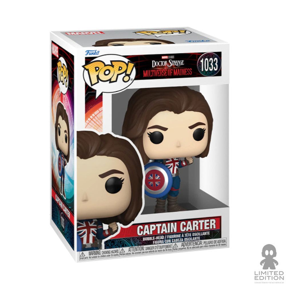 Funko Pop Captain Carter 1033 Doctor Strange In The Multiverse Of Madness By Marvel