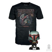 Funko Set Pop & Playera Boba Fett Book Of Boba Fett By Star Wars - Limited Edition