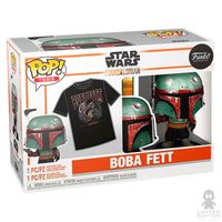 Funko Set Pop & Playera Boba Fett Book Of Boba Fett By Star Wars - Limited Edition