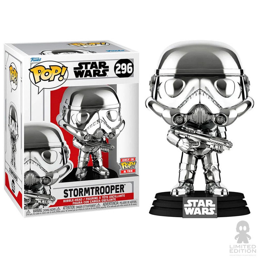 Funko Set Pop & Playera Stormtrooper 296 By Star Wars - Limited Edition