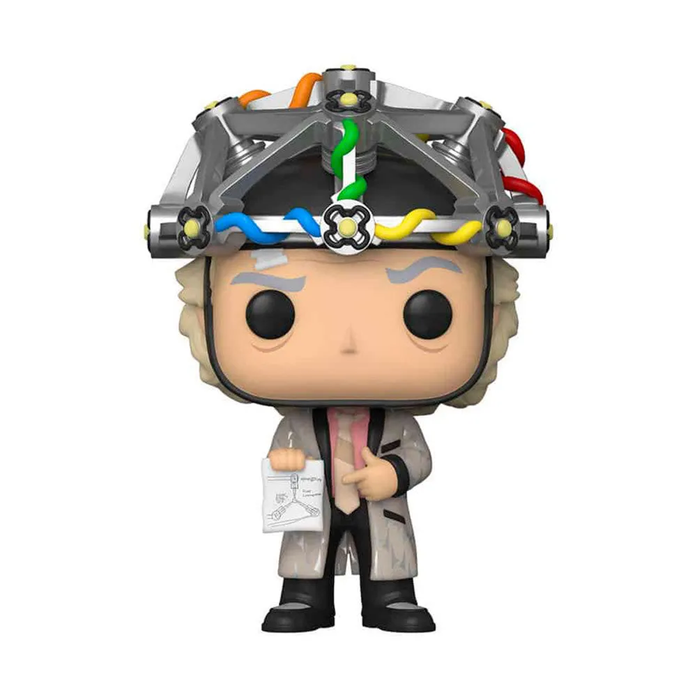 Funko Set Pop & Playera Doc With Helmet 959 Glow Volver Al Futuro By Universal Studios - Limited Edition