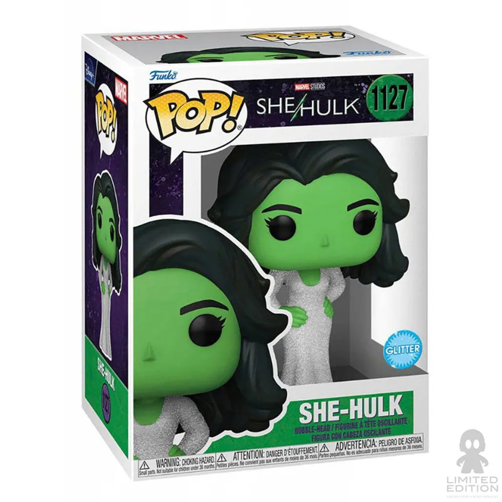 Funko Pop She-Hulk 1127 Glitter She-Hulk By Marvel - Limited Edition