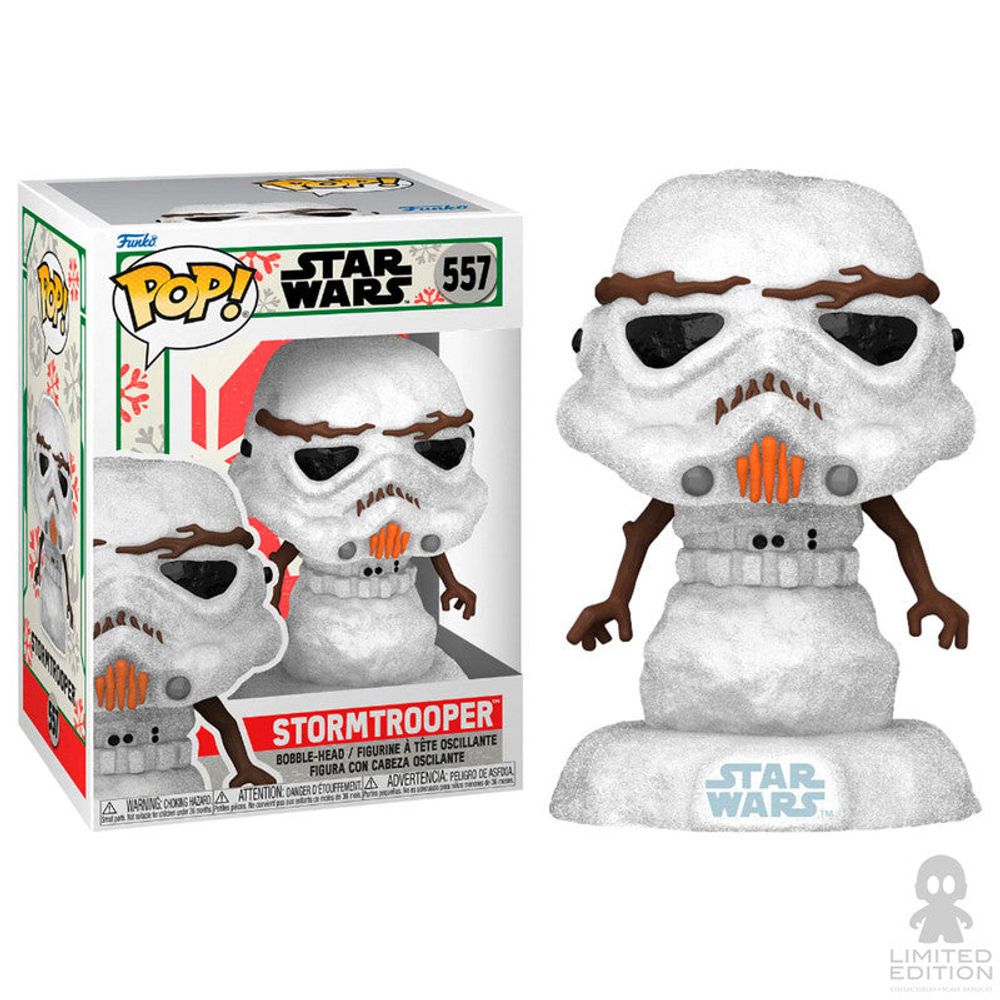 Funko Pop Stormtrooper 557 Holiday Snowman By Star Wars - Limited Edition