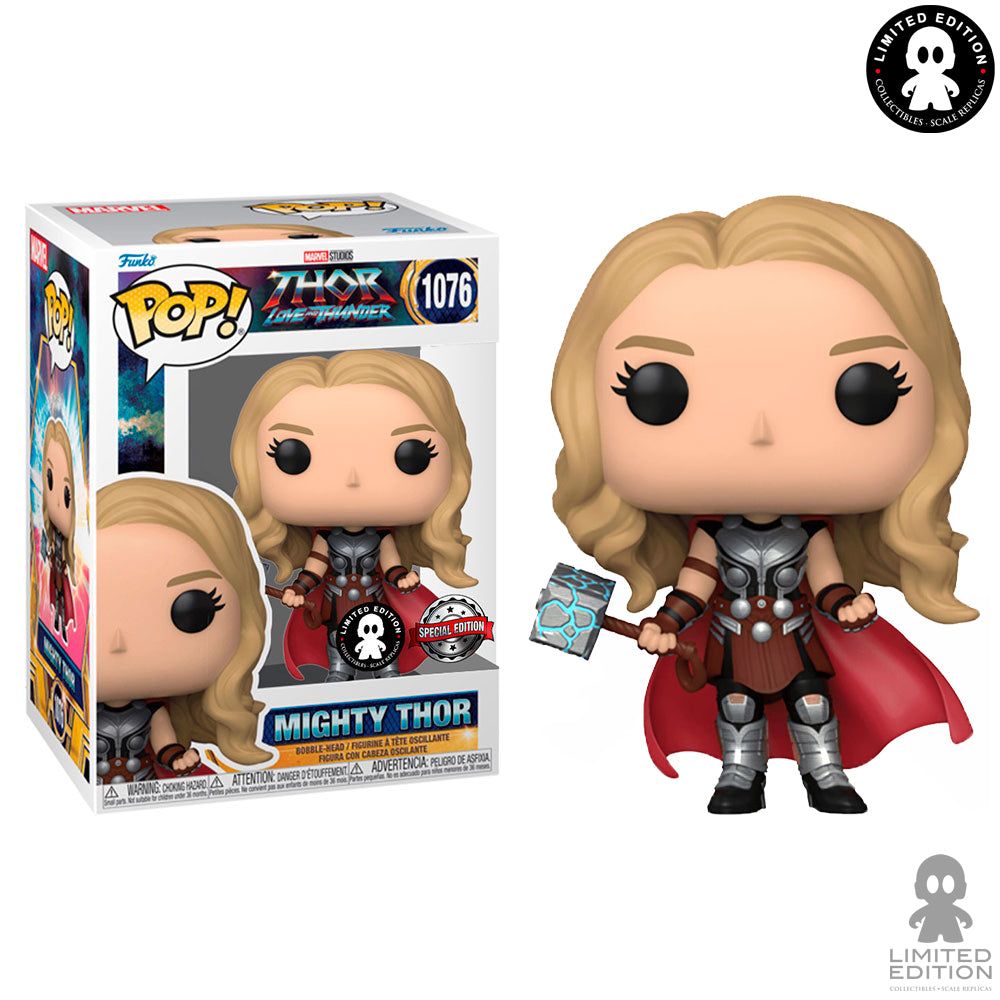Funko Pop Mighty Thor 1076 Thor: Love And Thunder By Marvel - Limited Edition