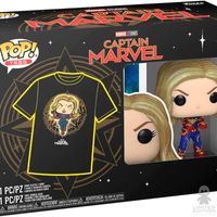 Funko Set Pop Y Playera Captain Marvel By Marvel - Limited Edition