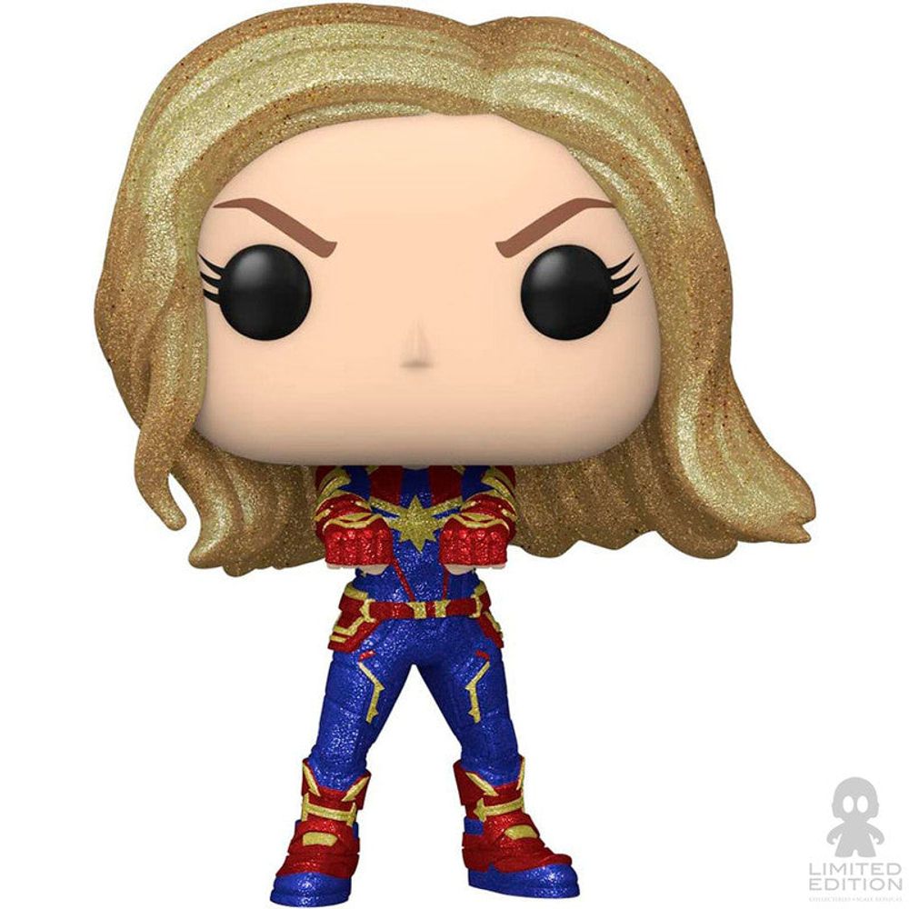 Funko Set Pop Y Playera Captain Marvel By Marvel - Limited Edition