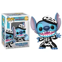 Preventa Funko Pop Skeleton Stitch 1234 Special Edition Lilo & Stitch By Disney - Limited Edition