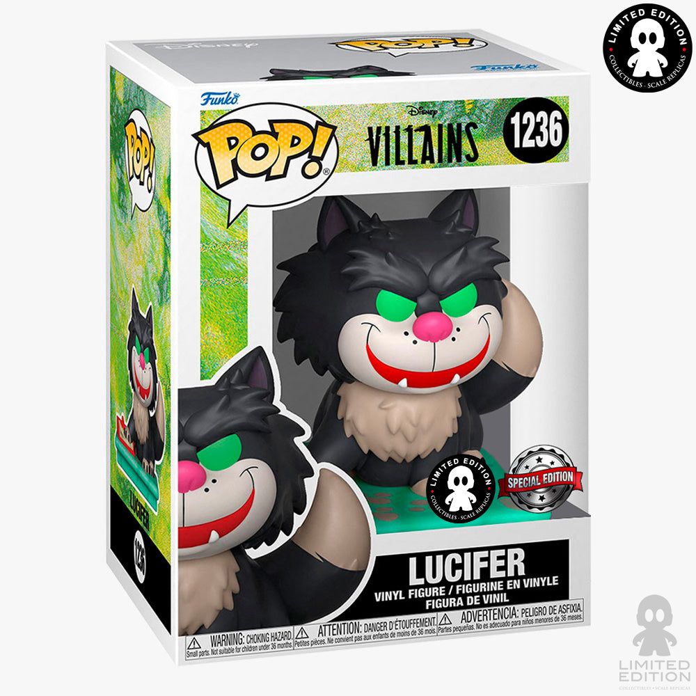 Funko Pop Lucifer 1236 Exclusivo Villians By Disney - Limited Edition