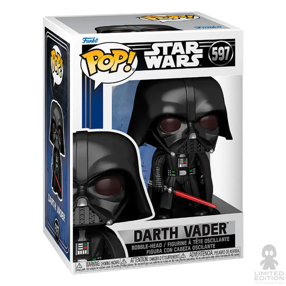 Preventa Funko Pop Darth Vader 597 Star Wars By George Lucas - Limited Edition