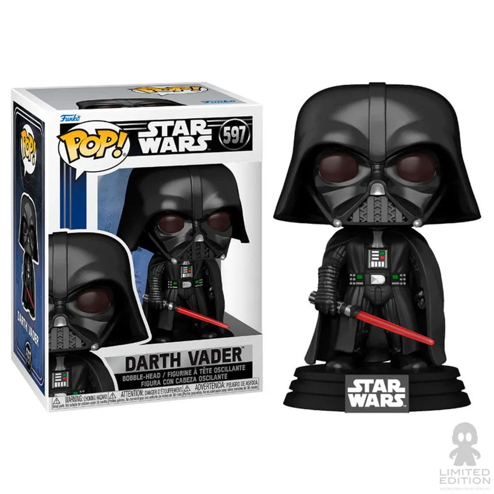 Preventa Funko Pop Darth Vader 597 Star Wars By George Lucas - Limited Edition