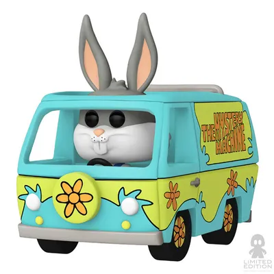 Preventa Funko Pop Ride Mystery Machine With Bugs Bunny 296 6 Pulg 100Th Looney Tunes By Warner Bros. - Limited Edition