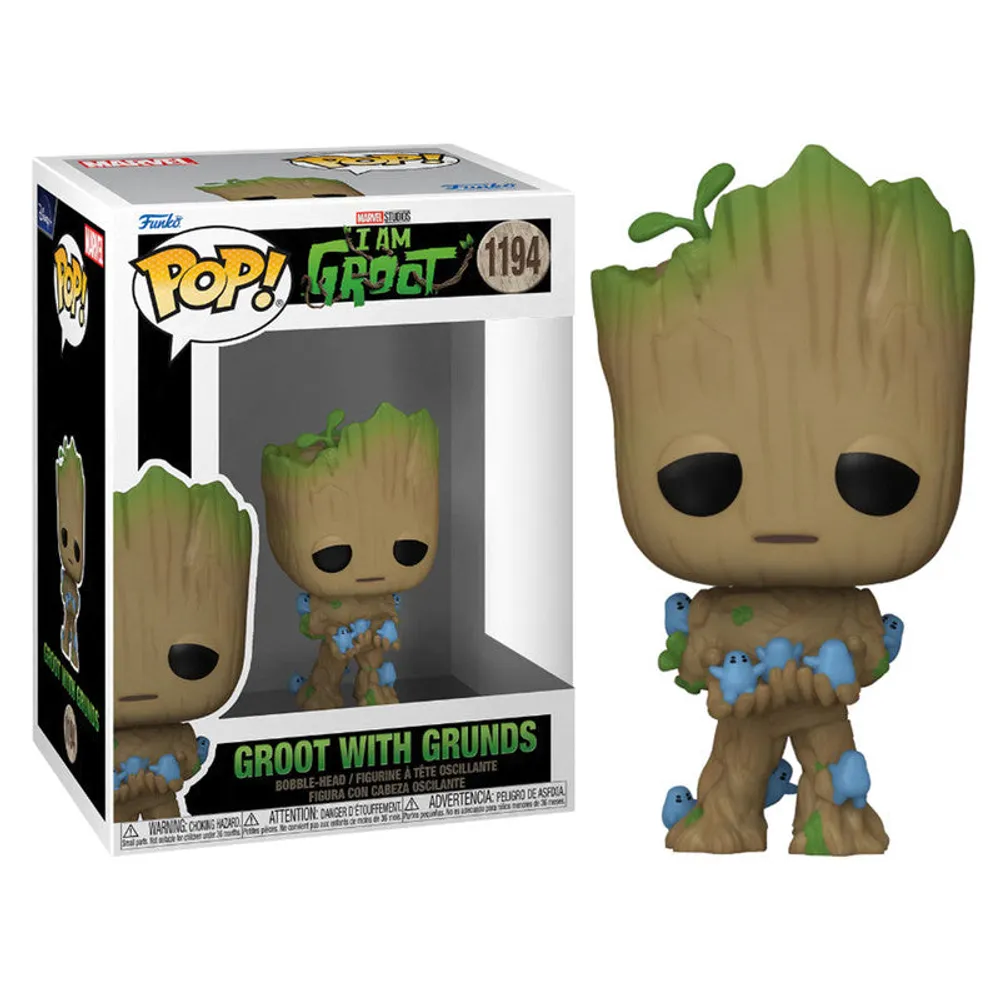 Preventa Funko Pop Groot With Grunds 1194 I Am Groot By Marvel - Limited Edition