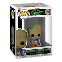 Preventa Funko Pop Groot With Cheese Puffs 1196 I Am Groot By Marvel - Limited Edition