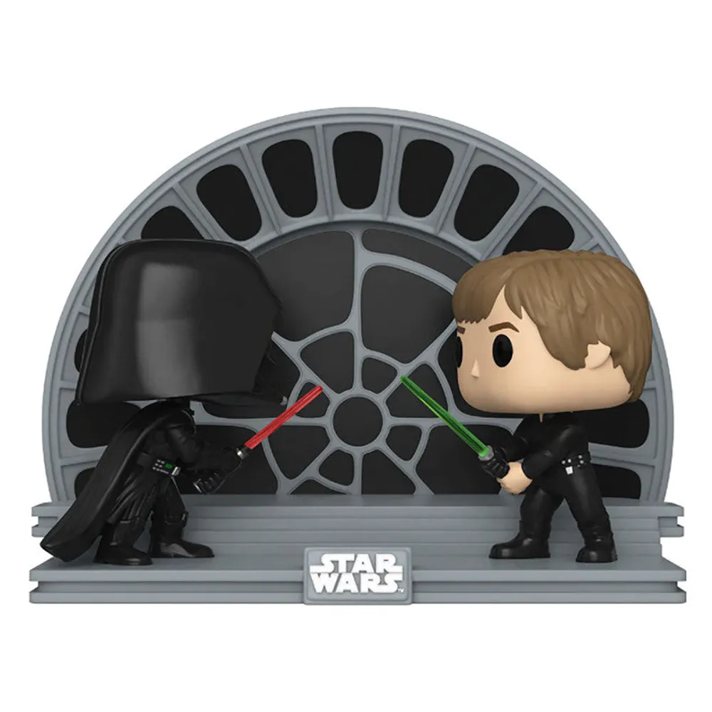 Preventa Funko Pop Movie Moment Darth Vader Vs. Luke Skywalker 608 6 Pulg Star Wars By George Lucas - Limited Edition