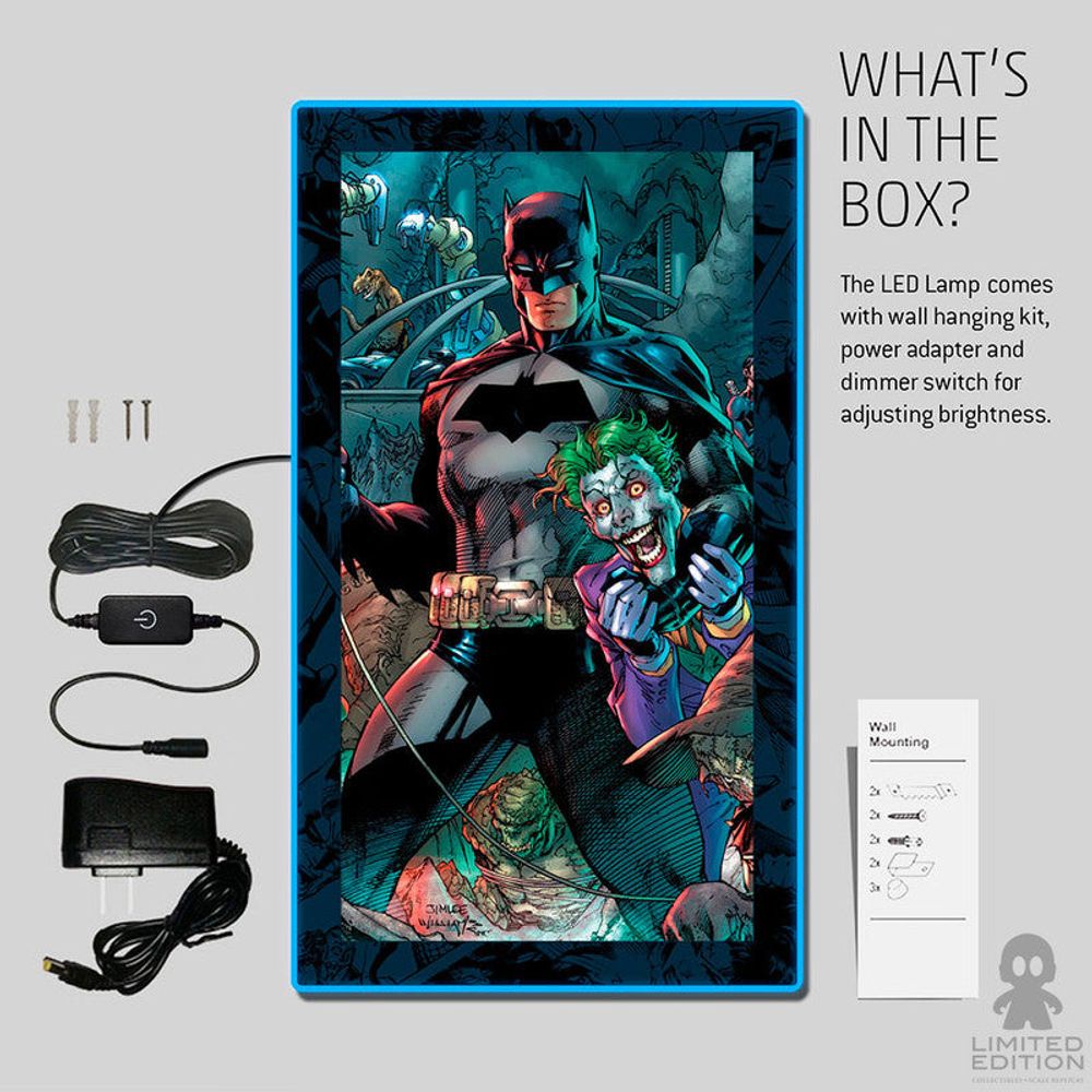 Sideshow Mini Poster Led Batman DC - Limited Edition