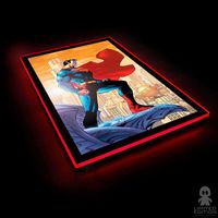 Brandlite Cuadro Led Superman #204 Jim Lee Cover Variant Superman By DC - Limited Edition