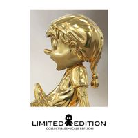 Mighty Jaxx Estatuilla A Wood Awakening Chill-Out Gold Chrome Edition Pinocho By Juce Gace - Limited Edition