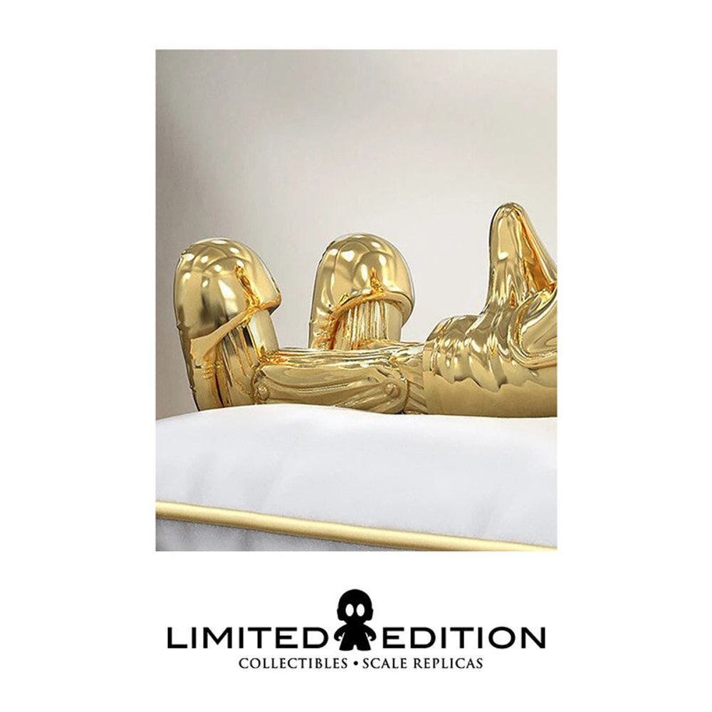 Mighty Jaxx Estatuilla A Wood Awakening Chill-Out Gold Chrome Edition Pinocho By Juce Gace - Limited Edition