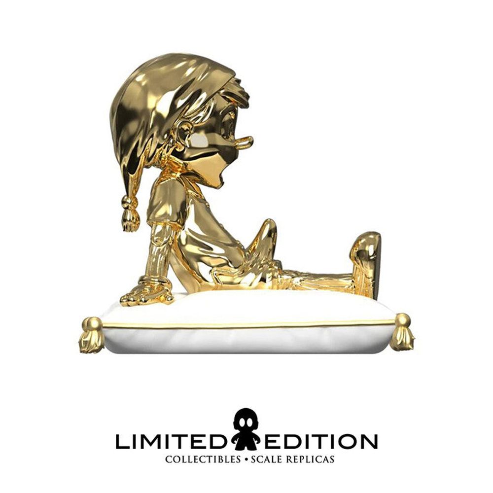 Mighty Jaxx Estatuilla A Wood Awakening Chill-Out Gold Chrome Edition Pinocho By Juce Gace - Limited Edition