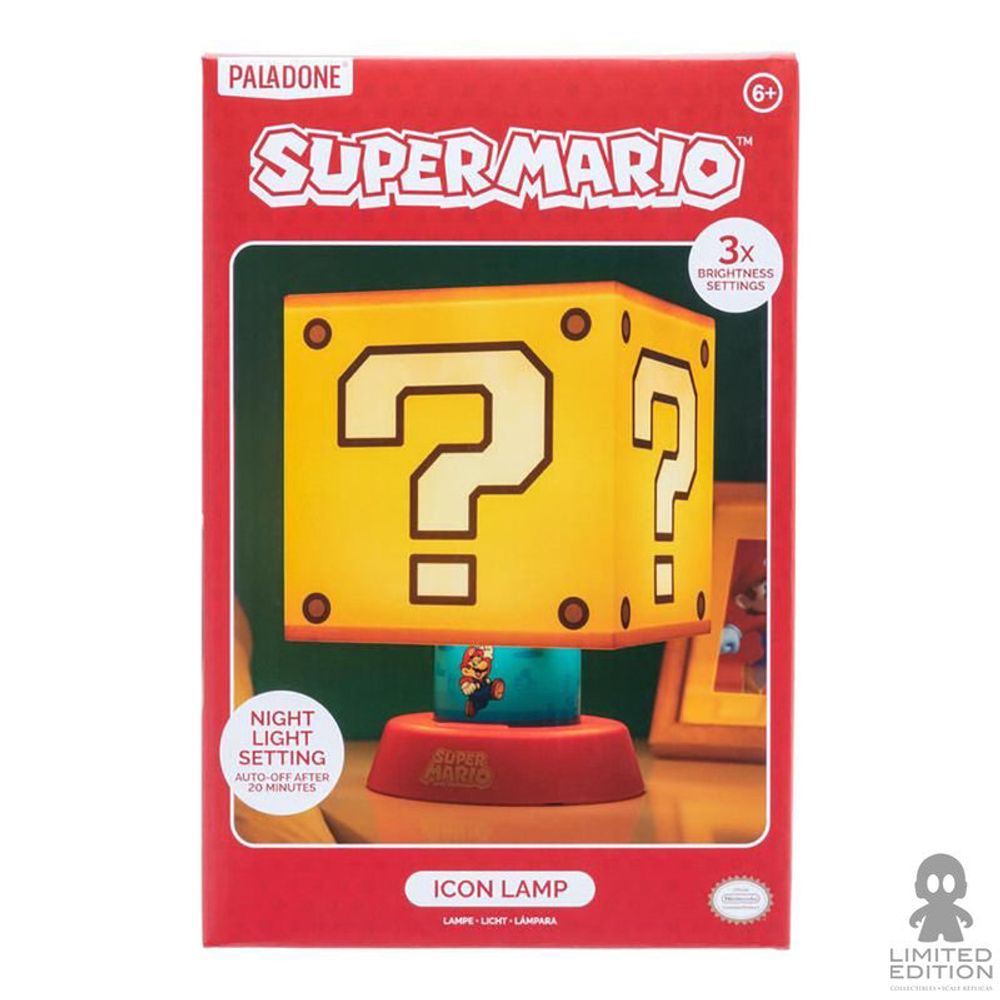 Paladone Lámpara Icono Sorpresa Mario Bros By Nintendo - Limited Edition