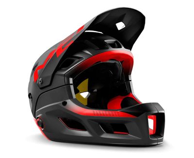 CASCO MET PARACHUTE MCR MIPS M NEGRO/ROJO