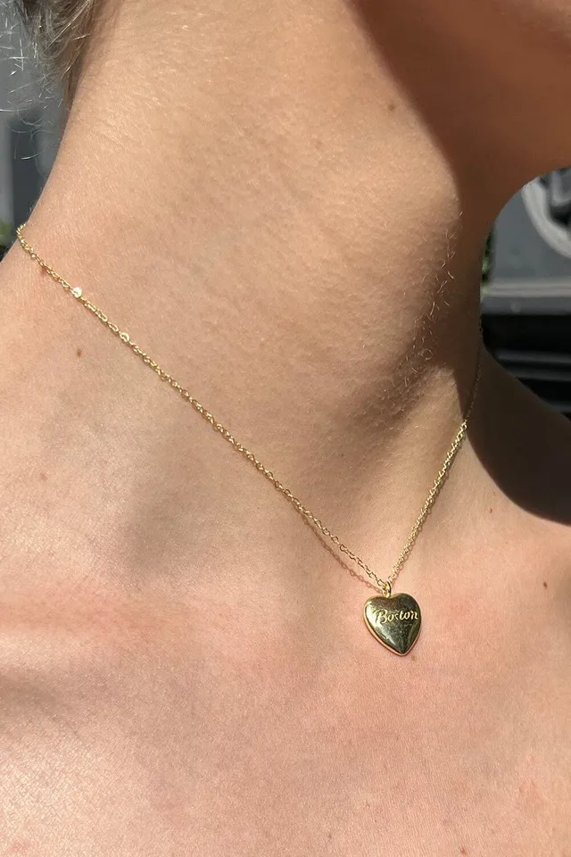 Heart Pendant Necklace – Brandy Melville Europe