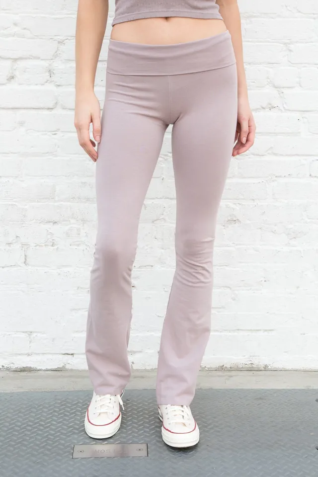 FR brandy melville oatmeal hillary yoga pants, Women's Fashion, Bottoms,  Other Bottoms on Carousell