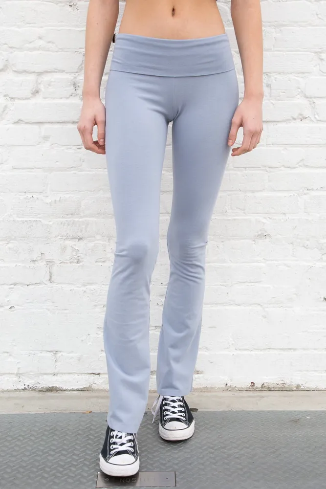 Brandy Melville, Pants & Jumpsuits, Brandy Melville Priscilla Yoga Pants  Faded Navy Blue