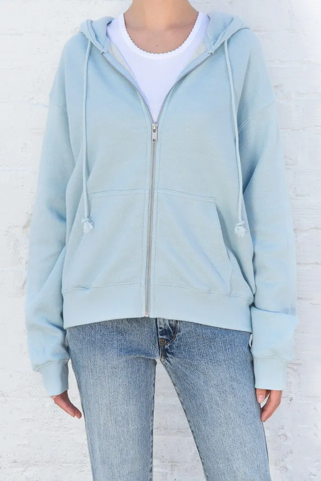 Brandy Melville Brandy Christy Hoodie Blue - $57 New With Tags - From  Lindsey